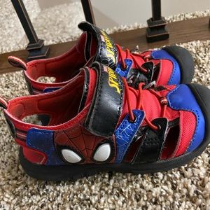 Toddler boy Spider-Man sandals size 9